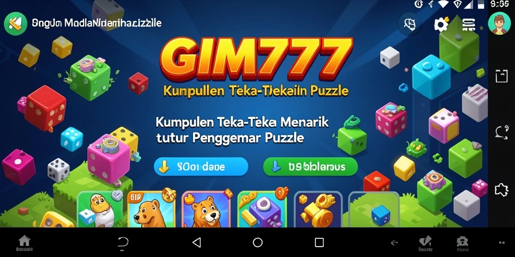 Tampilan gameplay menantang dari GIM777 dengan teka-teki menarik.