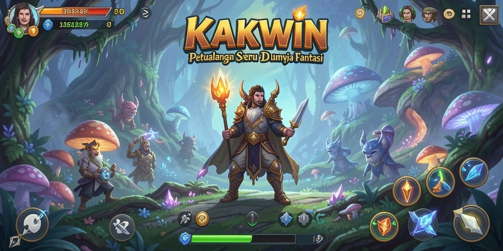 Tampilan gameplay KAKWIN yang memikat dan penuh aksi.