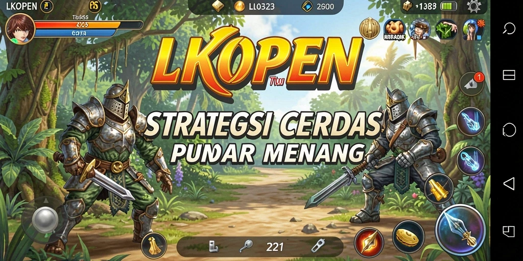 Tampilan gameplay LKOPEN yang menarik dan menantang.