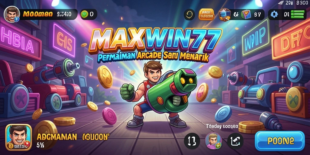Tampilan gameplay seru dan menantang dari MAXWIN77.