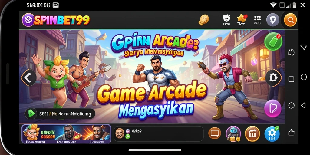Screenshot utama SPINBET99 menampilkan aksi gameplay yang seru dan mengasyikkan.